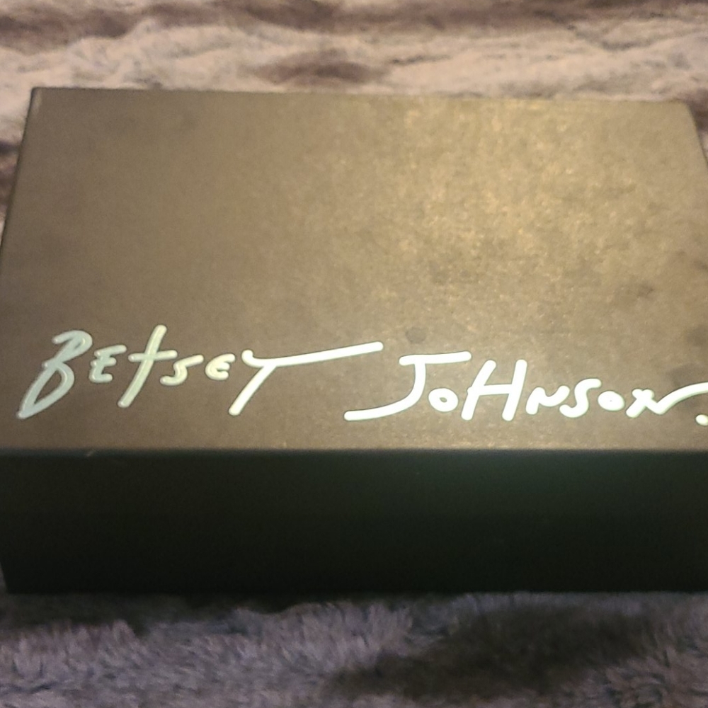 Betsey Johnson silver zebra dressy sandles